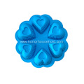 Silicone cake molds love shape